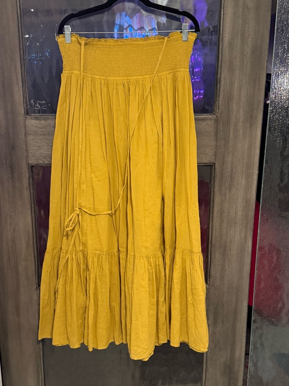 Free People Follow Rivers Convertible Midi Dress /Maxi Skirt size M
